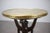 Wood Vintage Art Deco Chess Table with Hand-Decorated Brass Top and Stained Oak Base, 1930s For Sale - Image 7 of 15