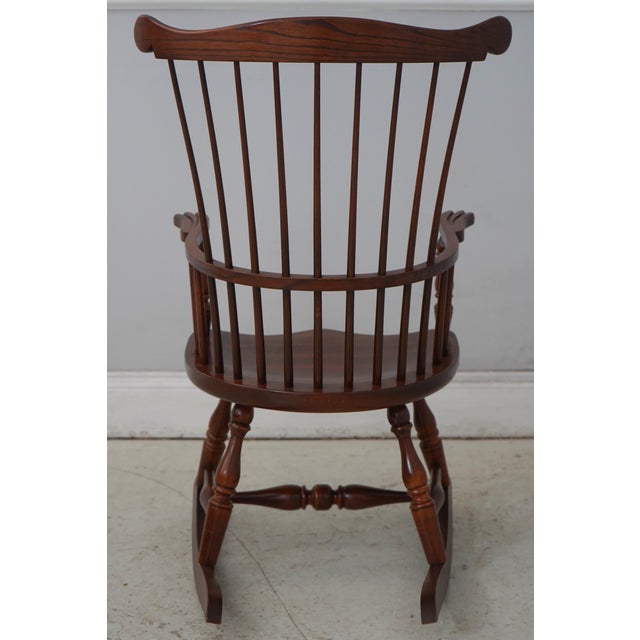 Frederick Duckloe Small Size Windsor Rocker For Sale - Image 4 of 18