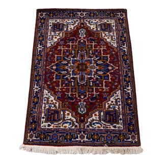 Quality Hand Woven Approx. 4x6 Oriental Wool Area Rug For Sale