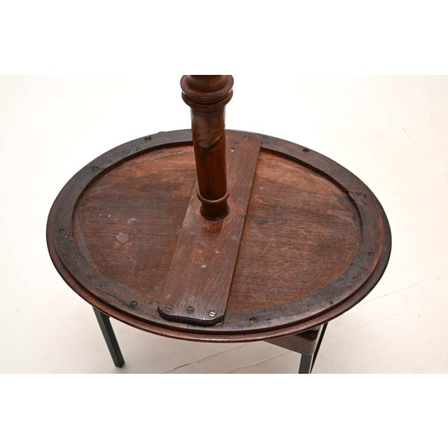 Brown Antique Georgian Inlaid Side Table, 1790 For Sale - Image 8 of 10