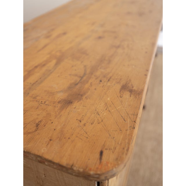 Wood Antique English Pine Sideboard - Circa 1880 For Sale - Image 7 of 18