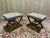 Curule Stools, Set of 2 For Sale - Image 5 of 9