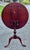 1980s Queen Anne Style Mahogany Bird Cage Tilt Top Tea Table For Sale - Image 5 of 9