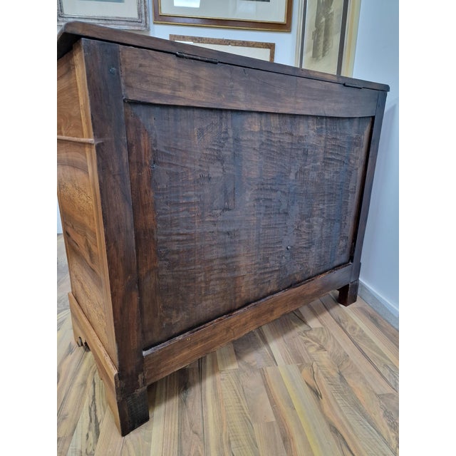 Wood Antique Sideboard in Walnut For Sale - Image 7 of 18