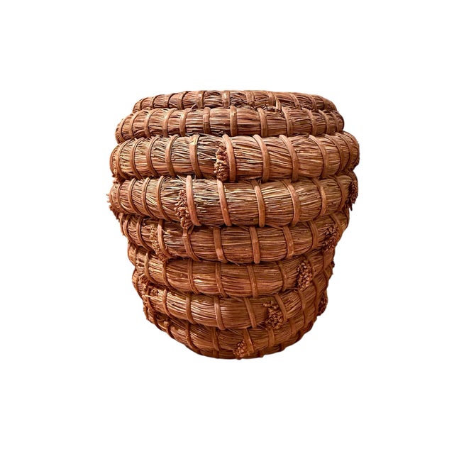 American American Woven Basket Group- A Set of 4 For Sale - Image 3 of 7