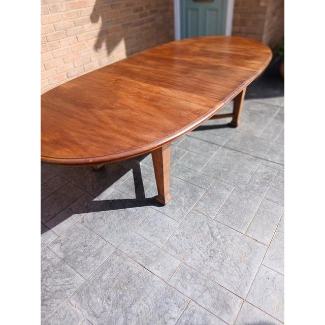 Antique Edwardian Hayrake Extending Refectory Dining Table, 1890s For Sale - Image 6 of 14