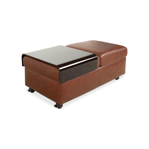 Modern Brown Leather Arion Stool from Stressless For Sale - Image 3 of 13