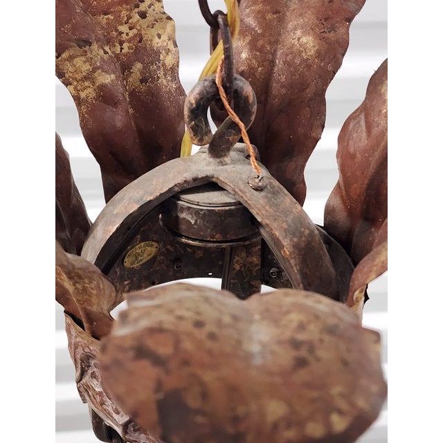 Niermann Weeks Iron & Crystal Chandelier For Sale - Image 15 of 17