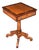 Vintage Regency Revival Side Table, English, Oak, Walnut, Accent, End, Art Deco For Sale