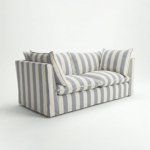 A joyous beautiful sofa made by hand in the USA using natural materials with a large dollop of comfort. 'Tradition with a...