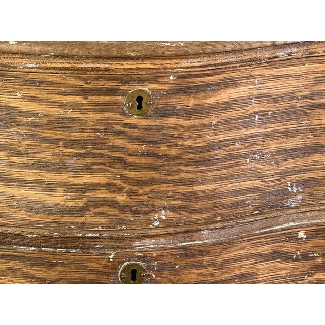 Late 19th Century French Provincial Dresser With Mirror in Distressed Rococo Style For Sale - Image 5 of 18