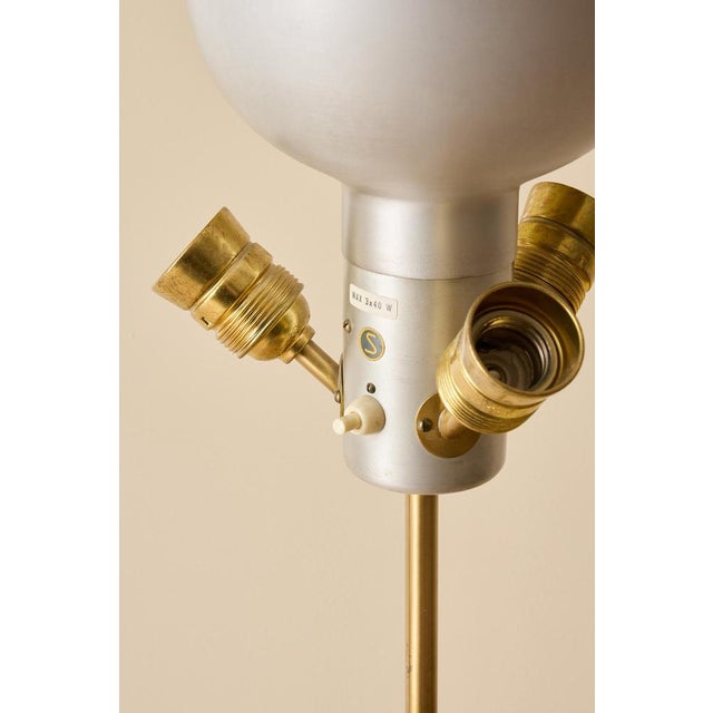 Metal Floor Lamp attributed to Josef Frank for Svenskt Tenn, Sweden, 1960s For Sale - Image 7 of 8