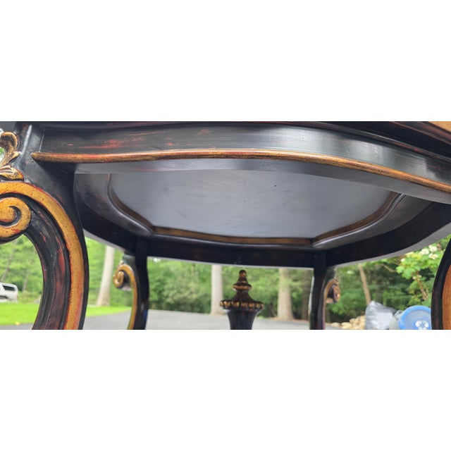 1980s Pair of Custom Mirrored Top, French Style. Accent Side Tables For Sale In New York - Image 6 of 8