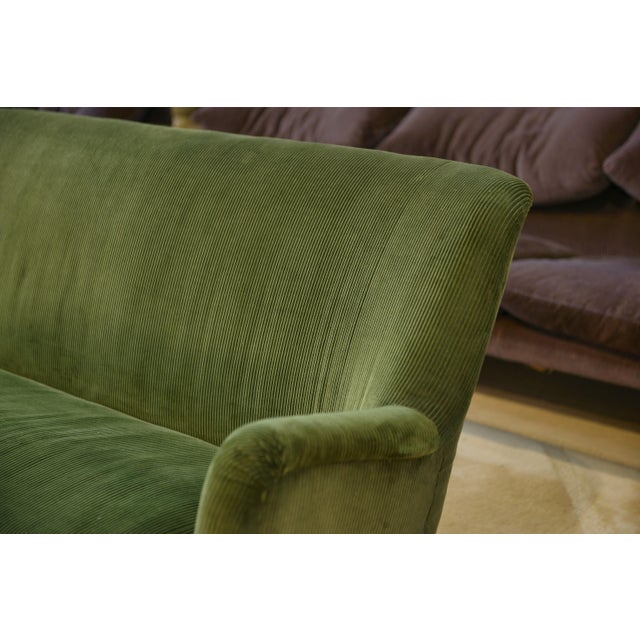 Vintage Green Velvet Sofa, 1960s For Sale - Image 14 of 15