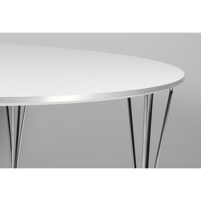 Vintage Round Table by Piet Hein & Bruno Mathsson for Fritz Hansen, 2017 For Sale - Image 6 of 9