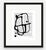 Black & White Abstractions No. 9 is a sophisticated contemporary abstract work by artist Diane Grant, originating from a...