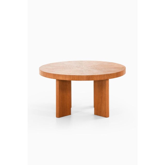 Coffee Table in Elm attributed to Axel Einar Hjorth, 1940s For Sale - Image 3 of 6