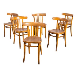 Vintage Bentwood Dining Chairs, 1920s, Set of 6 For Sale