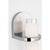 Modern Windsor Smith for Visual Comfort Signature Arena 20" Sconce in Polished Nickel with White Ribbed Glass For Sale - Image 3 of 7