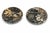These large, amazing 6.25" plates are crafted from ammonite fossil stone, a natural material formed from the fossilized...