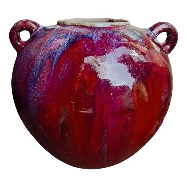 Large Oxblood Lebes by E. Vilotte / Ciboure, 1920s For Sale