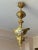 Vintage Italian Hanging Lamp in Brass and Porcelain, 1980s For Sale - Image 4 of 10