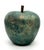 Late 20th Century Oversized Vintage Painted Terracotta Apple Sculpture With Verdigris Finish - Sculptural, European Cottage, Organic Modern For Sale - Image 5 of 14