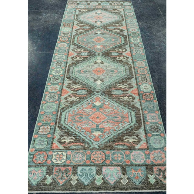 Turkish Oushak Rug 2'9" x 8'4" #20227 Explore a curated collection of hallway runners, wool rugs, and handmade...