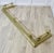 Beautiful Large Victorian Brass Fender This is a very plain but attractive Brass Fender it has a simple shaped brass base...