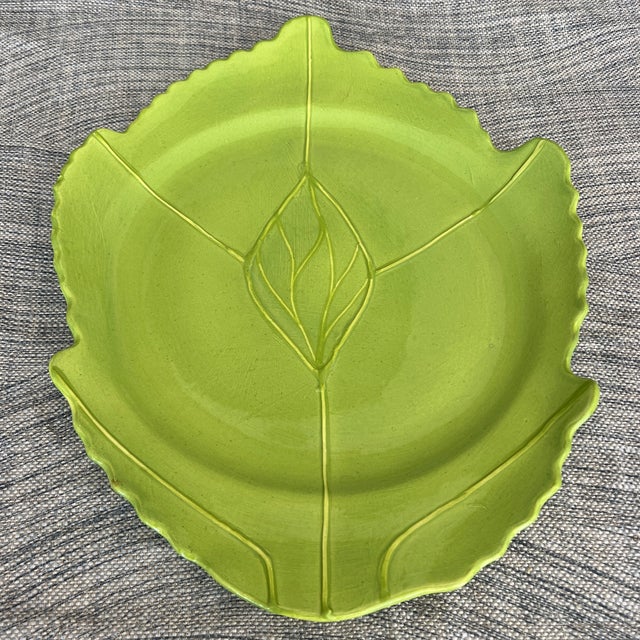 Mustard Seed and Moonshine Leaf Serving Platter The plates are handmade and hand-painted by a studio of dedicated artists...