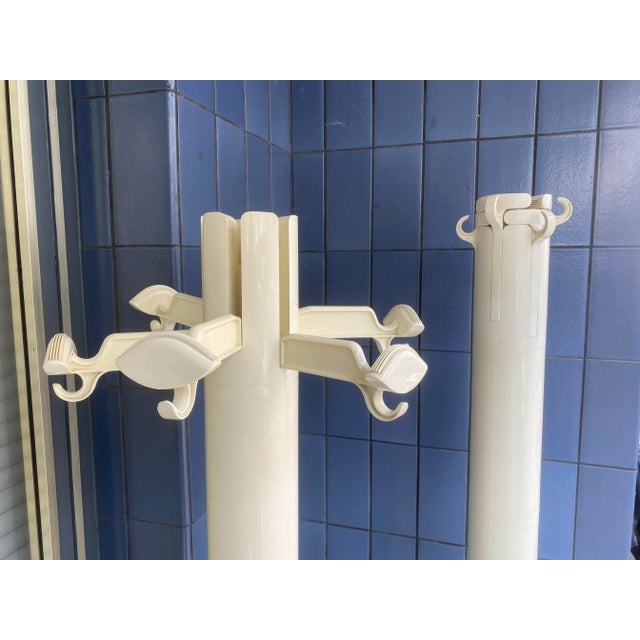 Plastic Planta ABS Coat Hangers with Stand by Giancarlo Piretti for Castelli / Anonima Castelli, 1970s For Sale - Image 7 of 18