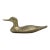 Large Brass Duck Decoy Figurine For Sale