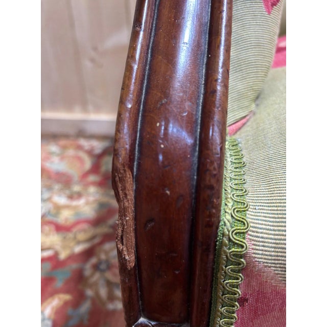 Napoleon III Living Room Set in Mahogany with Rose Fabric, Set of 9 For Sale - Image 6 of 11