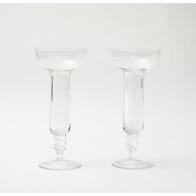 Pair of Czech Glass Vases, 19th Century For Sale - Image 10 of 10
