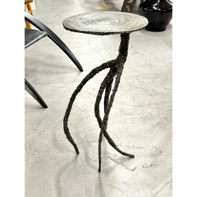 Brutalist Torch Cut Steel Medusa Table by James Bearden For Sale In Palm Springs - Image 6 of 12