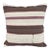 Turkish Hemp Pillow Cushion Natural Beige Brown Pillow Cushion Cover 24x24 For Sale
