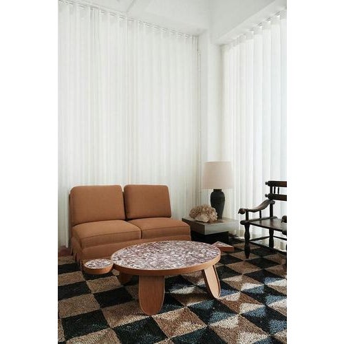 Galapagos Oak and Tiles Table by Barracuda Interiors For Sale - Image 5 of 6
