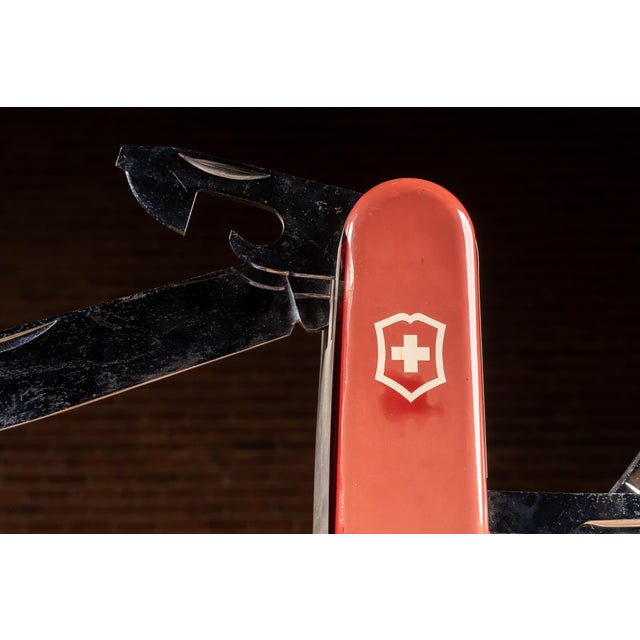 Vintage "Victorinox" Swiss Army Knife Mechanical Store Display For Sale - Image 4 of 11