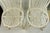 White Wicker Accent Chairs With Floral Cushions a Pair For Sale In Louisville - Image 6 of 9