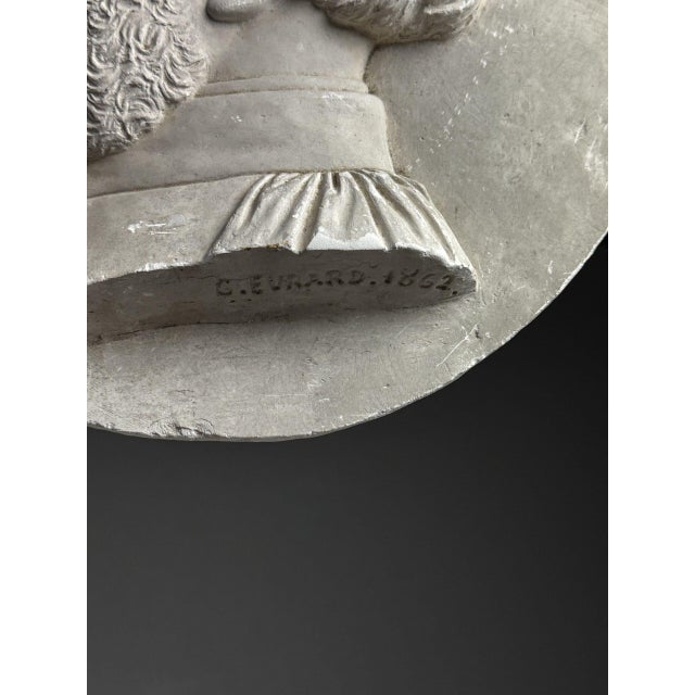 Plaster Plaque, 19th Century For Sale - Image 6 of 18