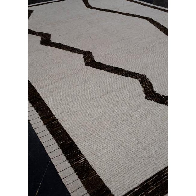 Hand Knotted Turkish Tulu Rug 8'11" x 12'9" For Sale - Image 9 of 11