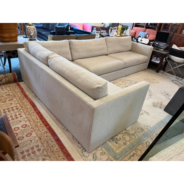 Textile Mitchell Gold + Bob Williams Haywood Two Piece Sectional For Sale - Image 7 of 18