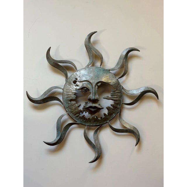 1980s Tom Torrens Large Cast Aluminum Sun For Sale