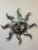 1980s Tom Torrens Large Cast Aluminum Sun For Sale