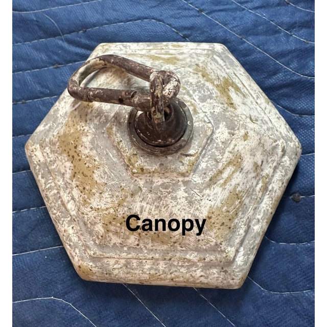 Vintage French Rustic La Maison 8 Light Chandelier For Sale - Image 11 of 11