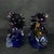 Purple Pair of Vintage Chinese Purple Glass / Liuli Kirin Sculptures - Feng Shui Wealth Guardians For Sale - Image 8 of 9