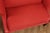 Red Georgian Style Upholstered Mahogany Loveseat For Sale - Image 8 of 18