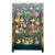 Vintage Asian Hand Painted Cabinet For Sale