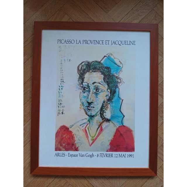 Pablo Picasso (1881-1973) Picasso, Provence and Jacqueline Rare original exhibition poster - 1991 Arles Professional...