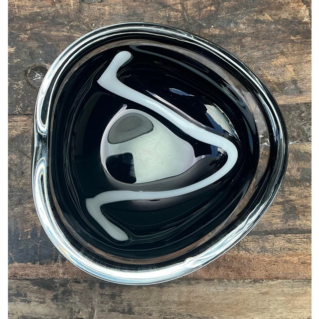 Vintage Orrefors Glass Bowl For Sale - Image 11 of 12